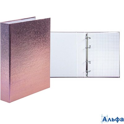 Тетрадь 120л А5 кл. на кольц. бум/вин. Metallic корич. 03404 120ТК5В1_03404 Хатбер  070805 120ТК5В1_03404 - фото 135925