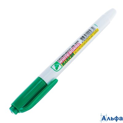 Маркер д/доски 2мм зеленый WB-505 Crown WB-505-2 - фото 139112