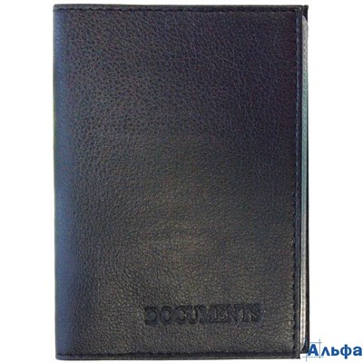 Обложка для автодокументов А6 нат.кожа черная OfficeSpace KAv_1691 176893 РА-00020722 - фото 141865