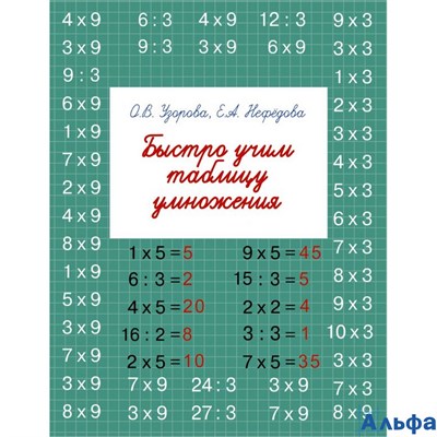 изд-во АСТ Пособ БыстОбучМетУзор Узорова О.В. Быстро учим таблицу умножения РА000031563 - фото 142290