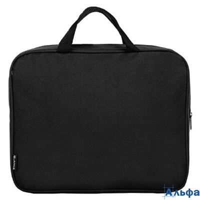 Папка на молнии с ручками А4 Everyday черная 270918 Staff РА-00007495