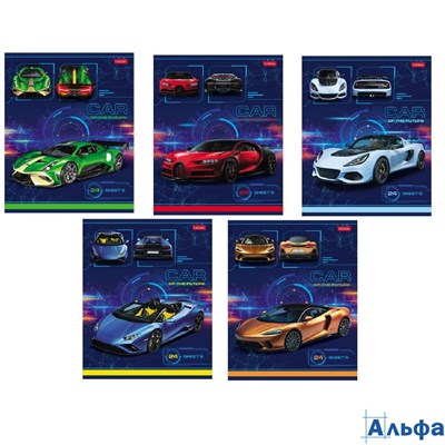 Тетрадь 24л А5 лин. Car Design 24Т5В2 Хатбер 067736 РА-00009758