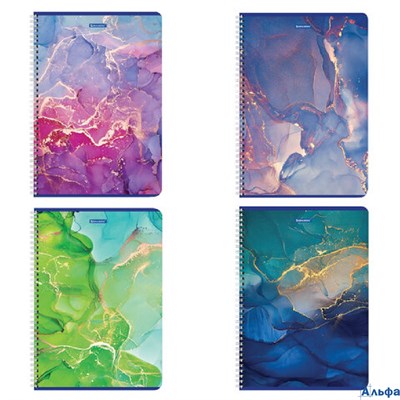 Тетрадь 96л А4 гр. кл. Marble 404063 BRAUBERG РА-00014491