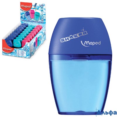 Точилка пласт. 1 отв. с конт. Шейкер 5347531 Maped РА-00006246