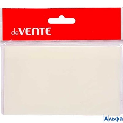 Блок самоклеящийся (стикеры) прозрачн. 50л. 127*76мм deVente 2011329 РА-00021788