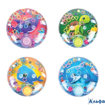 Водная игра Подводный мир 10х10 см колечки ассорти 4 вида Jolly jot 665995 РА-00021949