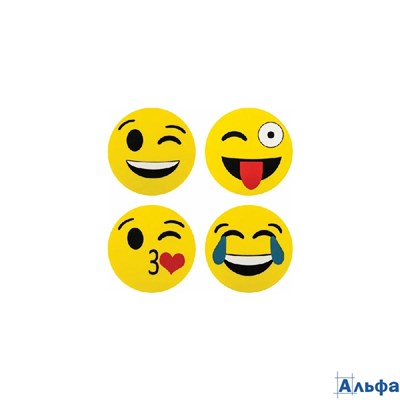 Стиратель магнитный Смайлик 50 мм Юнландия 237504 РА-00021960