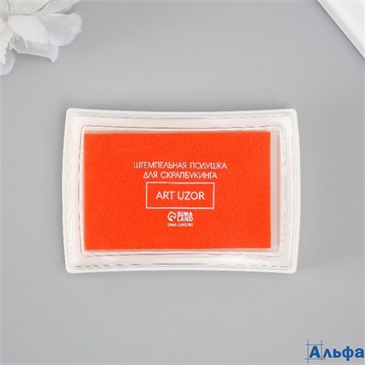 Штемпельная подушка Оранжевая 7,5х5,5х1,8 см 240146 240146 РА-00019417