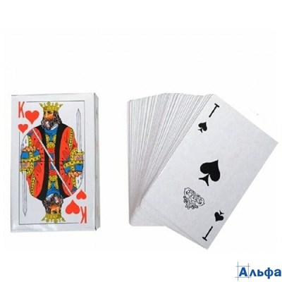 Игра Карты игральные бумажные 54 шт LP159 Китай РА-00020695