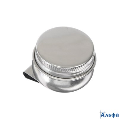 Масленка металлическая одинарная с крышкой высота 3,5см 2411301698 ЗХК РА-00019396