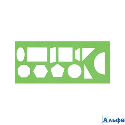 Трафарет геометрических фигур ТТ11 Стамм РА000013948