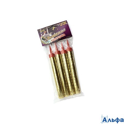 Набор тортовых свечей Фонтаны 12 5см. (4 шт.) 1553639 MF-001 РА000044061