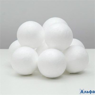 Шар из пенопласта 7 см 7621425 цена за 1 штуку РА-00022068
