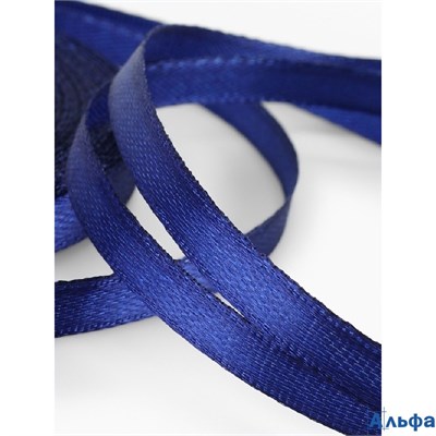 Лента атласная 6 мм 23±1 м синяя №120 10284229 РА-00022034
