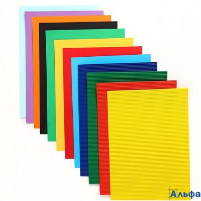 Картон 4 цв.гофрир.+8 цветных Щенячий патруль 10026345 РА-00022027