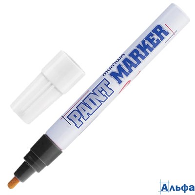 Маркер краска 4мм черный PM-01 MunHwa РА000002998