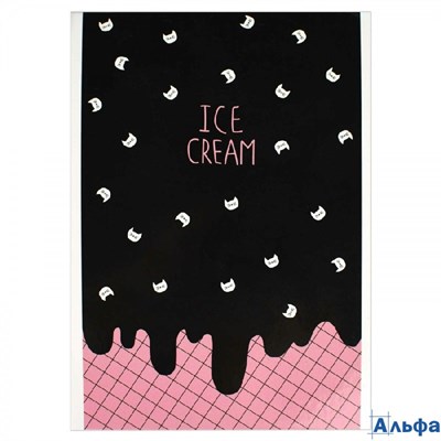 Блокнот 40 листов А6 клетка Мороженое глянцевая ламинация 60г/м2 69587 Феникс 10/80 РА-00022121
