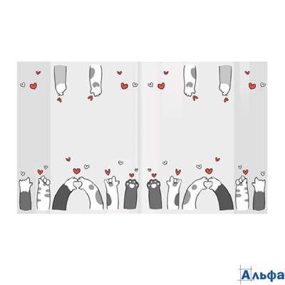 Обложки 210х350 мм в наборе 10 шт. Cats  Funster 274086 РА-00021305