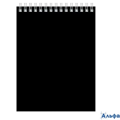 Блокнот А6 60л клетка гребень Для конференций черный BG Б6гр60 8598 РА-00022240