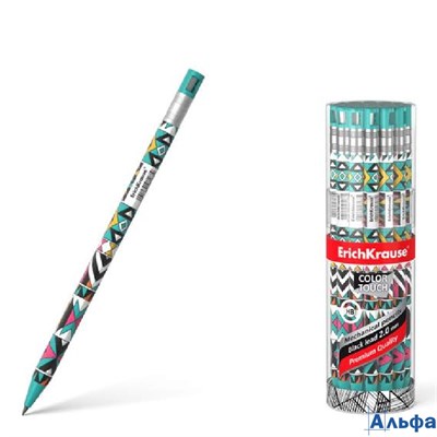 Карандаш автомат. 2,0мм НВ ColorTouch Ornament с точилкой ERICH KRAUSE 50836 РА-00022251