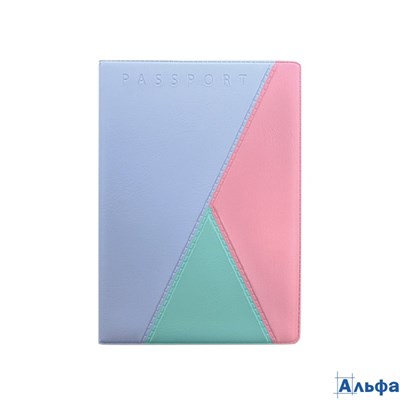 Обложка для паспорта А6 кожзам голубая Passport ДПС 2203.ТР-124 РА-00022258