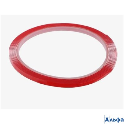 Клейкая лента 2-стор. прозрачная акриловая 4 мм x 2 м 3442537 Torso 3442537 РА-00017533