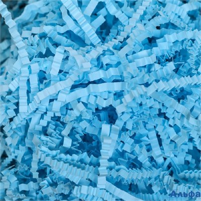 Наполнитель бумажный для подарков голубой 50 г 2797025 РА-00022592