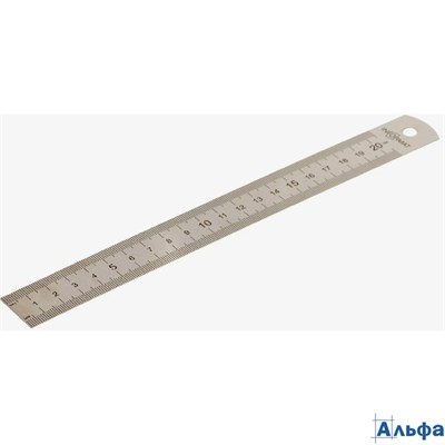 Линейка металлическая 20см в чехле с европодвесом IFMR20 inФормат 12 600 241055 РА-00022635