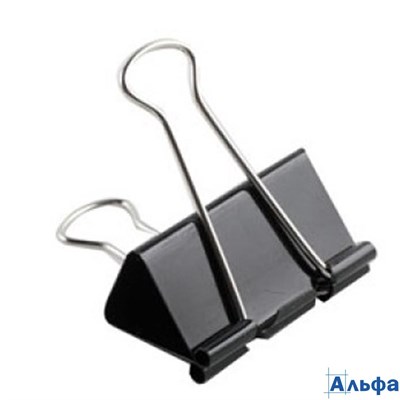 Зажим для бумаг черный 32 мм ЦЕНА ЗА 1 ШТУКУ РА000010028