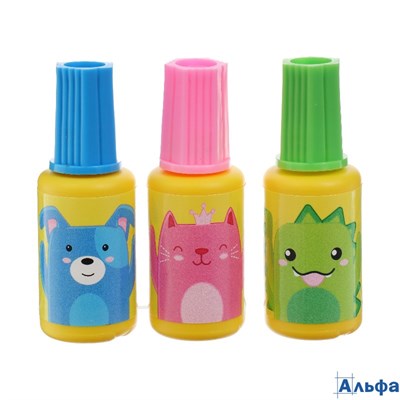 Клей ПВА 20гр детский с кисточкой универсальный быстросохнущий 3+ КТККМ Каляка-Маляка159984 РА-00020458