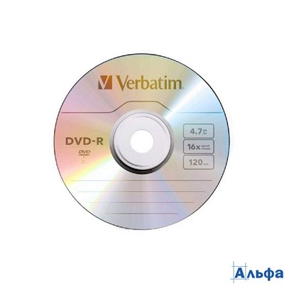 Диск DVD-R VS 4,7 Gb 16x Bulk VSDVDRB5001 Verbatim РА-00011030
