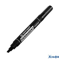Маркер перманентный скошенный 8576/01-12 1-4,6 мм черный Centropen 8576/01-12