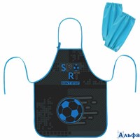 Накидка фартук с нарукавниками для труда Юнландия 46х54 см Sport game 272470 РА-00020664