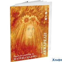 Папка для аквар. А3 10л Флора 200г/м ПА3/10 Лилия РА000000188