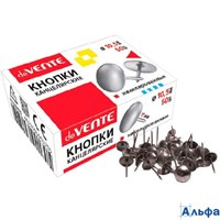 Кнопки канц. 10,5мм 50шт.оцинк.карт. 4132403 deVente РА000000233