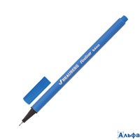 Ручка капиллярная (линер) голубая 0,4 мм 142259 Brauberg РА-00020593