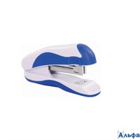 Степлер №10 Brauberg  до 12 листов эргономичный бело-синий Brauberg  228582 РА-00020595