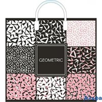 Пакет полиэтиленовый c пластиковой ручкой. Geometric. Геометрия 380 х 340 ПЛР56093 Артпласт РА-00011699