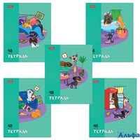 Тетрадь 48 листов А5 клетка Dog mafia ассорти 48Т5В1 Хатбер 083566 РА-00020919