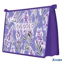 Папка для тетрадей А4 32,5х23см пластиковая на молнии Lavender печать на картоне расширение 5,5см ПМ-А4-291 Пчелка РА-00020964