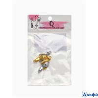 Замок магнитный Руки (набор 2шт) цвет серебристо-золотой 9824760 РА-00021005