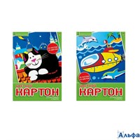 Картон цветной А4 10л 10цв Хобби Тайм Асорти 11-410-262 Альт РА000041714