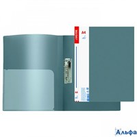 Папка с зажимом А4 700мкм Dialy непрозрачная сер. 3110706 deVente РА-00020438