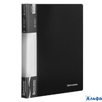 Папка 30 файлов стандарт черная 0,6 мм Brauberg 221600 РА-00020393