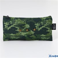 Пенал школьный текстильный Камуфляж 21×10 см РА-00020357
