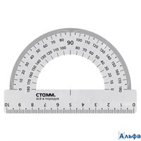 Транспортир металлический 10см 180гр ТР-31662 Стамм 368961 РА-00020298