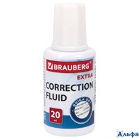 Штрих на спиртовой основе 20 мл быстросохнующий Extra с кисточкой 229397 Brauberg РА-00020310