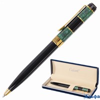 Ручка подарочная шариковая GALANT Granit Green корпус черный с
темно-зеленым золотистые детали пишущий узел 0,7 мм синяя,
140393 РА-00020317