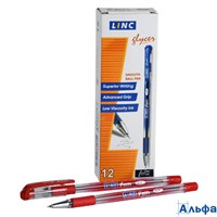 Ручка шарик. Glycer красн. 0,7мм 66270 1300RF/red Linc РА-00010932