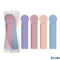 Закладки пластиковые в наборе 4шт Soft Manga шкала 15см ассорти 61223 ErichKrause РА-00021362